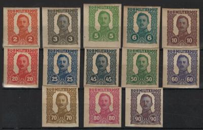 **/*/gestempelt - Österreich kleine Partie 1918/38 auf Blättern, - Briefmarken und Ansichtskarten