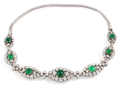 Brillant Smaragdarmband - Exklusive Diamanten und Farbsteine