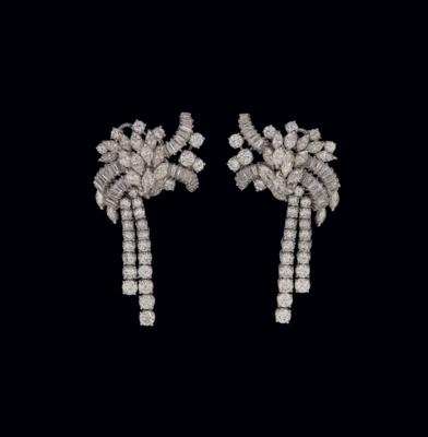 Petochi Diamant Ohrclipgehänge zus. ca. 15 ct - Juwelen