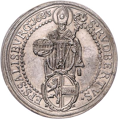 Max Gandolf v. Küenburg - Coins, medals and paper money