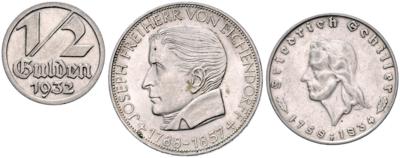 Deutschland (ca. 137 Stk., davon ca. 37 AR) - Coins and medals