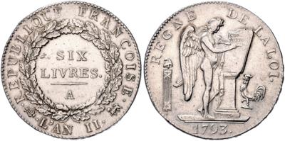 Frankreich, 1. Republik/Nationalkonvent 1792-1795 - Coins and medals