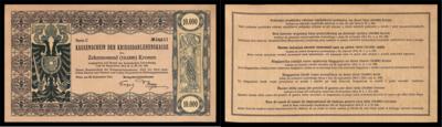 Kassenschein der Kriegsdarlehskasse über 10.000 Kronen 1914 - Coins and medals