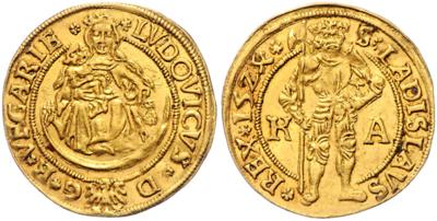 Ludwig II. 1516-1526 GOLD - Coins and medals