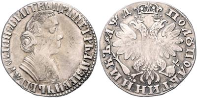 Peter I. der Große 1696-1725 - Coins and medals