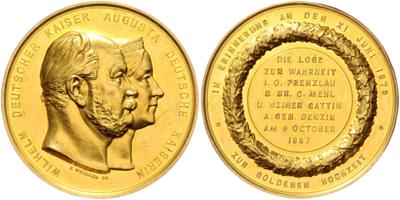 Preussen, Wilhelm I. 1861-1888 GOLD - Coins and medals