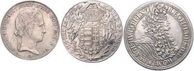 RDR- beschädigte Taler und Halbtaler - Coins and medals