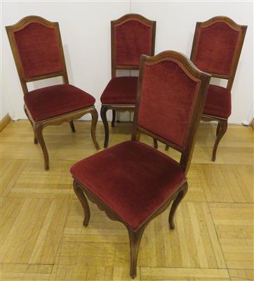 Vier Sessel im Barockstil - Schmuck, Kunst und Antiquitäten