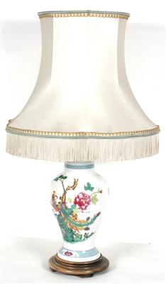 Tischlampe Porzellan, - Antiques and art