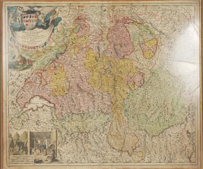 Alte Landkarte, - Kunst, Antiquitäten und Möbel