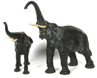 2 Elefanten, - Kunst, Antiquitäten und Möbel