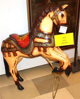 Karusselpferd, - Weihnachtsauktion Kunst,  Antiquitäten und Möbel