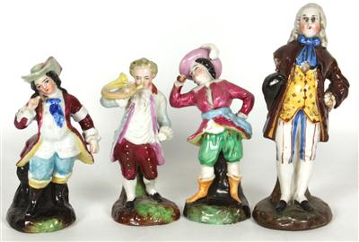 4 Herren in Historischer Kleidung, - Antiques and art