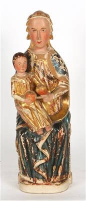 Sitzende Madonne mit Kind - Arte e antiquariato