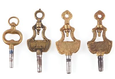 16 Taschenuhrenschlüssel - Kunst, Antiquitäten und Möbel