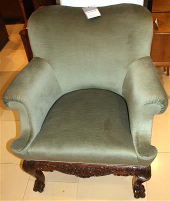 Fauteuil um 1920/25, - Kunst, Antiquitäten und Möbel