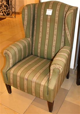 Fauteuil sogen. "Ohrenbackenfauteuil" um 1920/25, - Arte e antiquariato