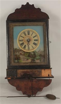 Bäuerliche Wanduhr - Antiques and art