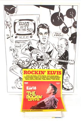 3 Plakate 1) MGM presents all the excitement of Elvis Live! ELVIS ON TOUR in multiplescreen, - Elvis Presley Memorabilia (discs, literature and collecting items)