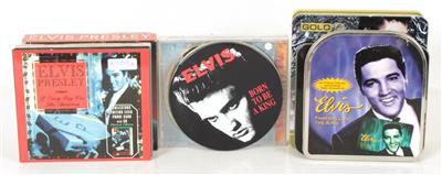 4 Maxi CD's (shape), - Elvis Presley Memorabilien (Schallplatten, Literatur und Sammlerstücke)