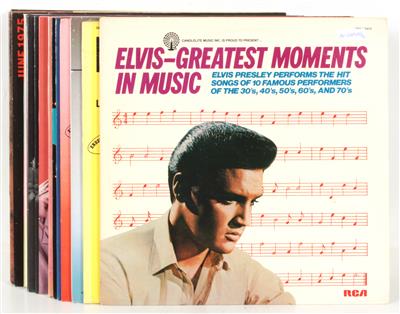 52 LP's Elvis Presley vorwiegend Sampler z. B. div. Hit-Versionen, - Elvis Presley Memorabilien (Schallplatten, Literatur und Sammlerstücke)
