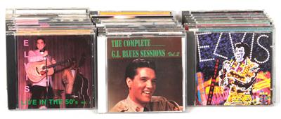 60 CD's Elvis Presley tlw. Sampler, - Elvis Presley Memorabilia (discs, literature and collecting items)