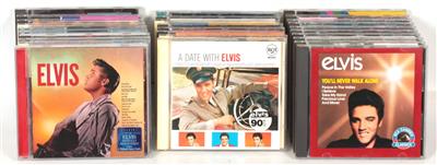 60 CD's Elvis Presley tlw. Sampler, - Gramodeska