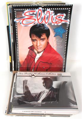 Konvolut Wandkalender Elvis the Wertheim collection 1999, - Elvis Presley Memorabilien (Schallplatten, Literatur und Sammlerstücke)