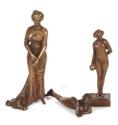3 Wiener Bronzen - Kunst, Antiquitäten und Möbel