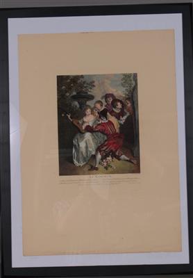 nach Jean Antoine Watteau - Arte e antiquariato