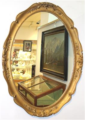 Ovaler Salonspiegel, - Arte e antiquariato