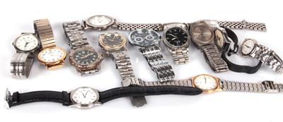 12 verschiedene Armbanduhren - Antiques and art