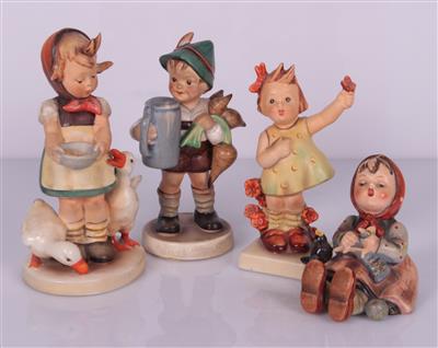 4 Hummelfiguren - Umění a starožitnosti