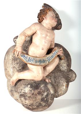Engel mit Spruchband - Antiques and art