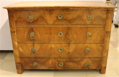 Biedermeier Schreibkommode, - Kunst, Antiquitäten und Möbel online auction