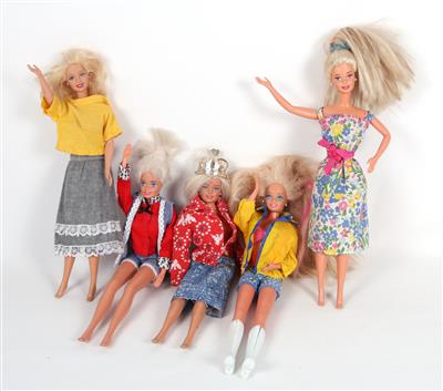 14 Barbies,1 Skipper,1 Stacie - BARBIE meets KEN – Auflösung einer Sammlung