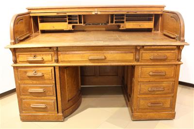 Schreibtisch sogenannter Amerikanischer Schreibtisch, - Antiques and art