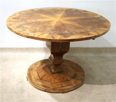 Runder Tisch im Biedermeier - Stil, - Arte e antiquariato