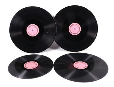 4 Schellacks - Historische Unterhaltungstechnik und Schallplatten
