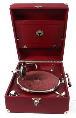 Koffergrammophon Triumphon - Historic entertainment technology and vinyls