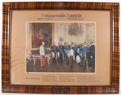 Huldigung der deutschen Bundesfürsten - Antiques and art