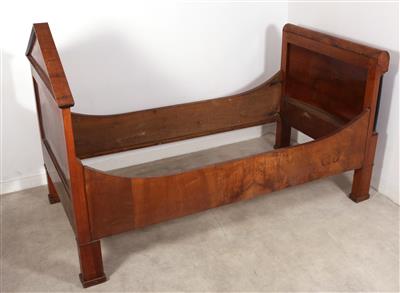 Biedermeier Bett, - Umění a starožitnosti