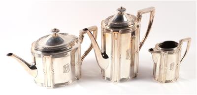 1 Teekannne, 1 Kaffeekanne, 1 Milchkanne - Antiques and art