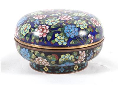 Cloisonné Deckeldose - Antiques and art