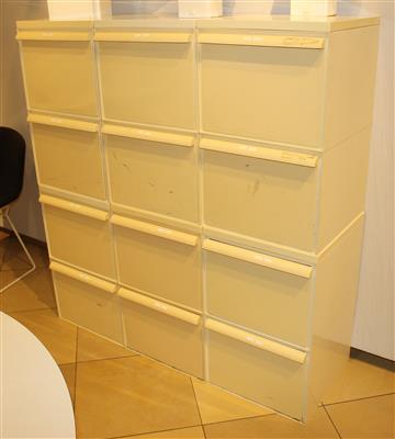 Satz von 12 Büro-Containern, - Design Sale