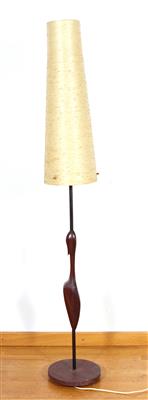 Stehlampe in Pelikan-Form, - Design