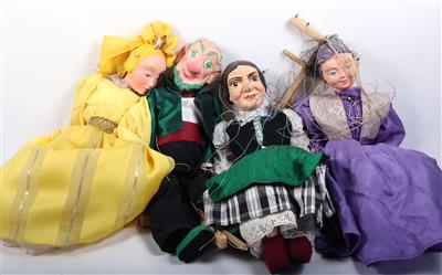 4 Marionetten - Umění a starožitnosti