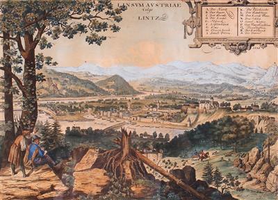 Ansicht von Linz - Antiques and art