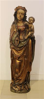 Relief, Madonna auf der Mondsichel - Antiques and art