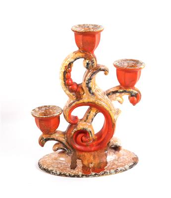 Dreiarmiger Kerzenhalter - Kunst, Antiquitäten und Möbel